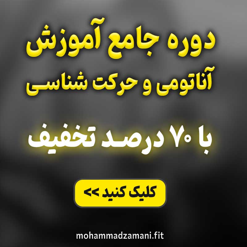 دوره جامع آموزشی آناتومی و حرکت شناسی محمد زمانی فیت