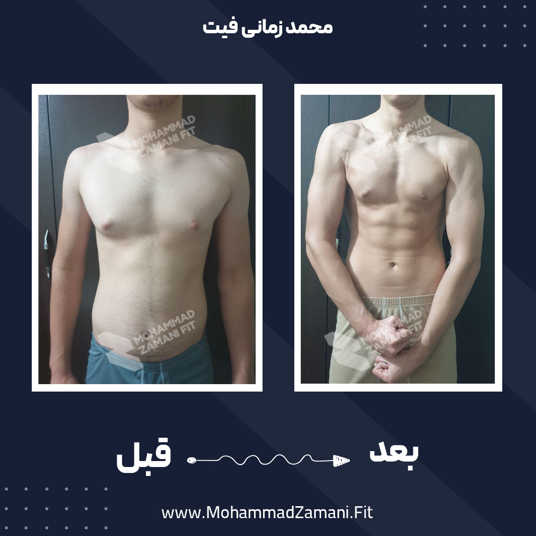 این نوشتار درباره محمد امین، یکی از موفق‌ترین شاگردان محمد زمانی فیت است که توانست در یک دوره‌‎ی سه ماهه به یک بدن کاملا کات و عضلانی برسد. 