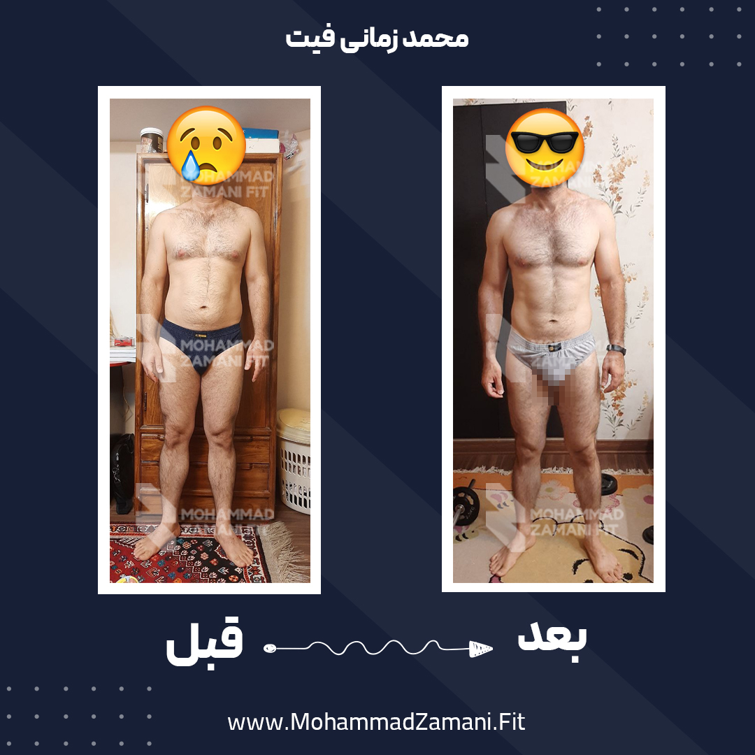 این نوشتار درباره محمد رضا، یکی از موفق‌‎ترین شاگردان محمد زمانی فیت است که توانست ظرف مدت دو ماه، به هدفش یعنی آب شدن شکم و پهلو، فرم‌‎دهی بدن و عضله سازی برسد. 